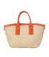 Basket Bag, £450, Handbags, Beige/Orange, Raffia, Back view